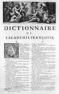 Frontespizio per il dizionario dell